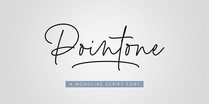 Pointone Font Poster 1