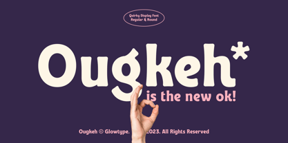 Ougkeh Font Poster 1