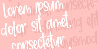 Secret Love Font Poster 2