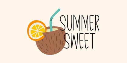 I Love Summer Font Poster 5