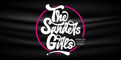 The Sanders Girls Font Poster 1