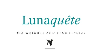 Lunaquete Font Poster 1