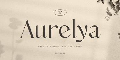 Aurelya Font Poster 1