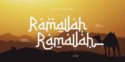 Ramallah Font Poster 5