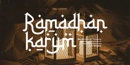 Ramallah Font Poster 3