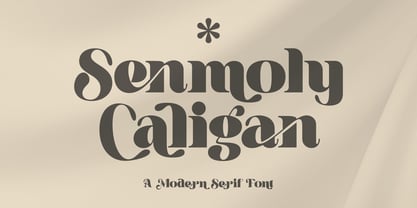 Senmoly Caligan Font Poster 1