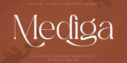 Mediga Font Poster 1