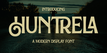 Huntrela Font Poster 1