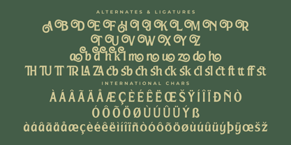 Huntrela Font Poster 8