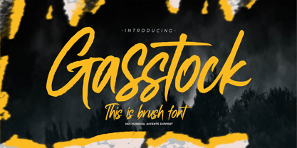 Gasstock Font Poster 1