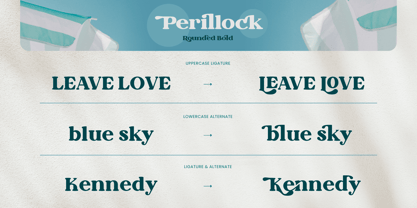 Perillock Font Poster 5