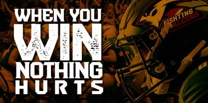 Quarterback Font Poster 6