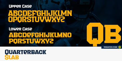 Quarterback Font Poster 5