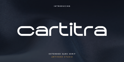 Cartitra Font Poster 1