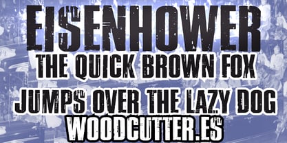 Eisenhower Font Poster 2