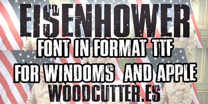 Eisenhower Font Poster 5