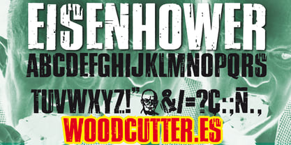 Eisenhower Font Poster 3