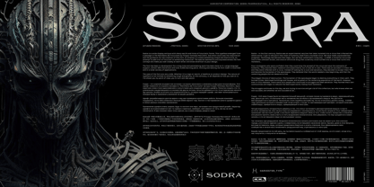 Sodra Font Poster 1