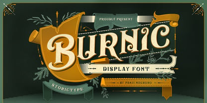 Burnic Font Poster 1