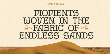 Mosaic Desert Font Poster 8