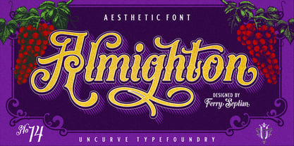 Almighton Font Poster 1
