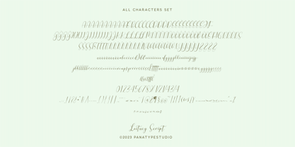 Leitucy Font Poster 10