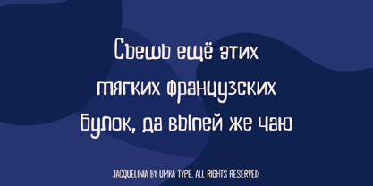 Jacquelinia Font Poster 6