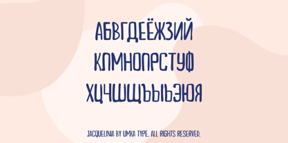 Jacquelinia Font Poster 5