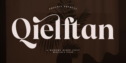 Qielftan Font Poster 1