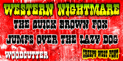 Western Nightmare Font Poster 2