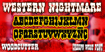 Western Nightmare Font Poster 3