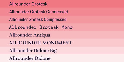 Allrounder Didone Font Poster 10