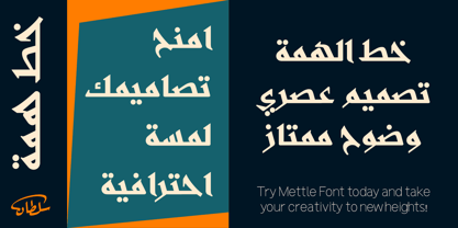 SF Mettle Font Poster 5