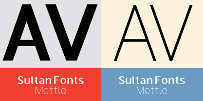 SF Mettle Font Poster 7