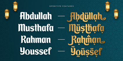 Mahabbah Font Poster 10