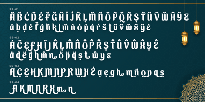 Mahabbah Font Poster 14