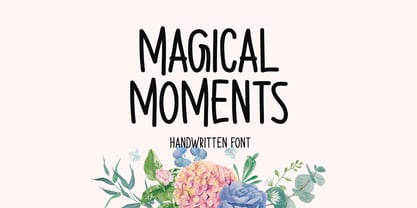 Magical Moments Font Poster 1