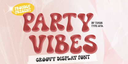 Party Vibes Font Poster 1