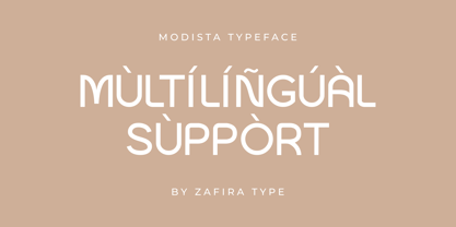 Modista Font Poster 10