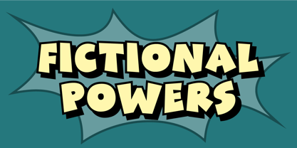 Fictional Powers Font Poster 1