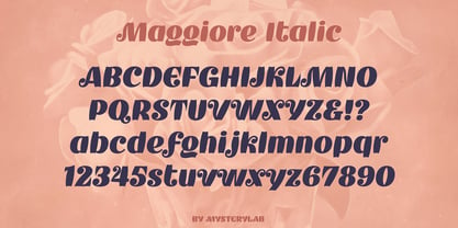 Maggiore Font Poster 6