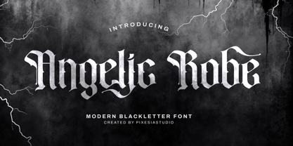 Angelic Robe Font Poster 1