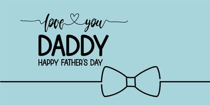 Dad Collections Font Poster 2