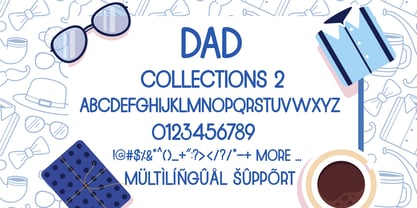 Dad Collections Font Poster 8