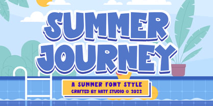 Summer Journey Font Poster 1