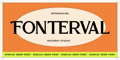 Fonterval Font Poster 1