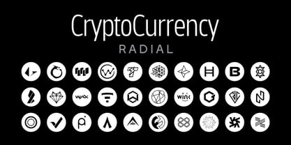 Cryptocurrency Font Poster 7