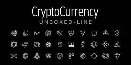 Cryptocurrency Font Poster 4