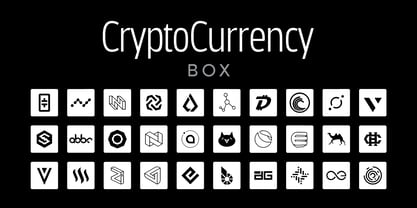 Cryptocurrency Font Poster 5