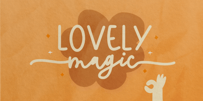 Lovely Magic Font Poster 2